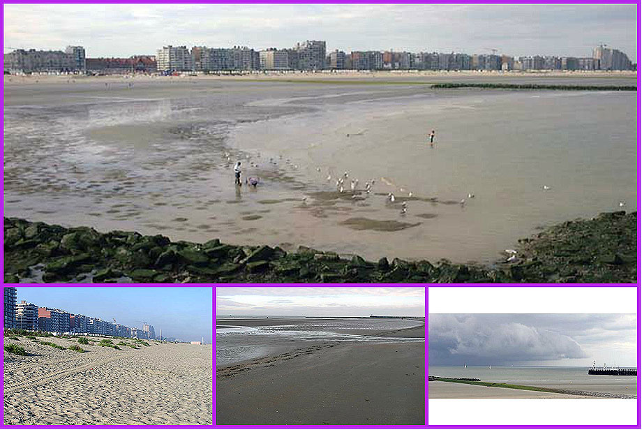 collage strandzichten